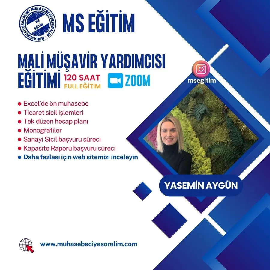 Mali Müşavir Yardımcısı Eğitimi