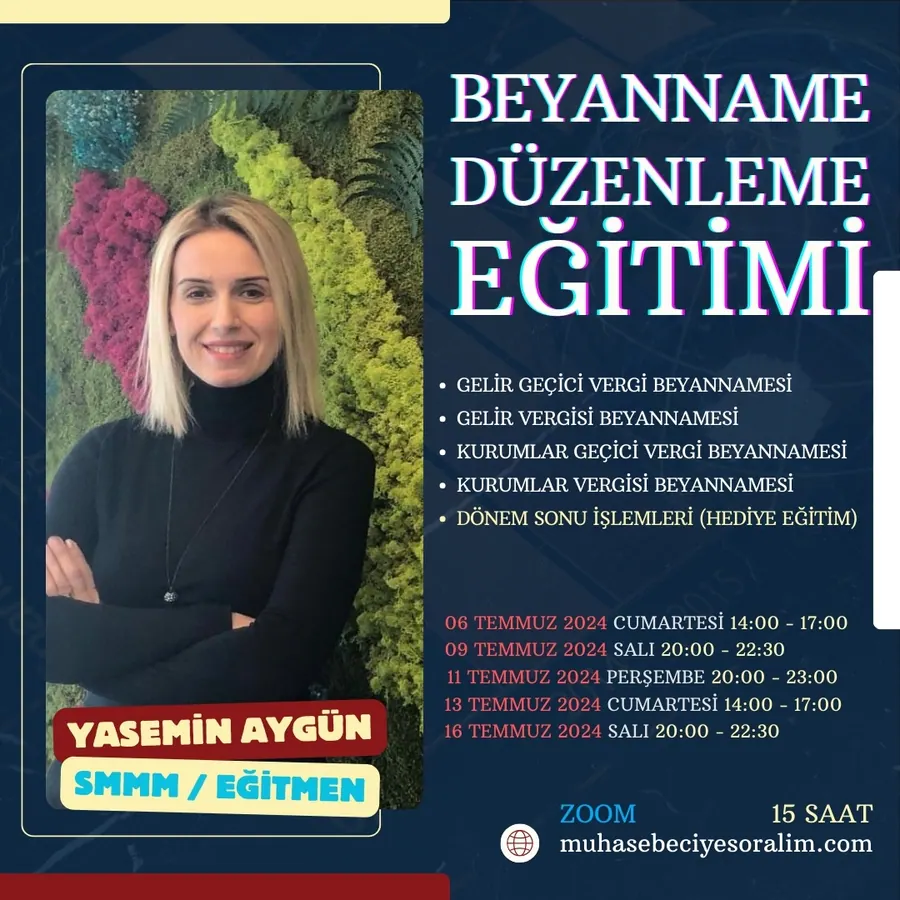 Beyanname Düzenleme Eğitimi
